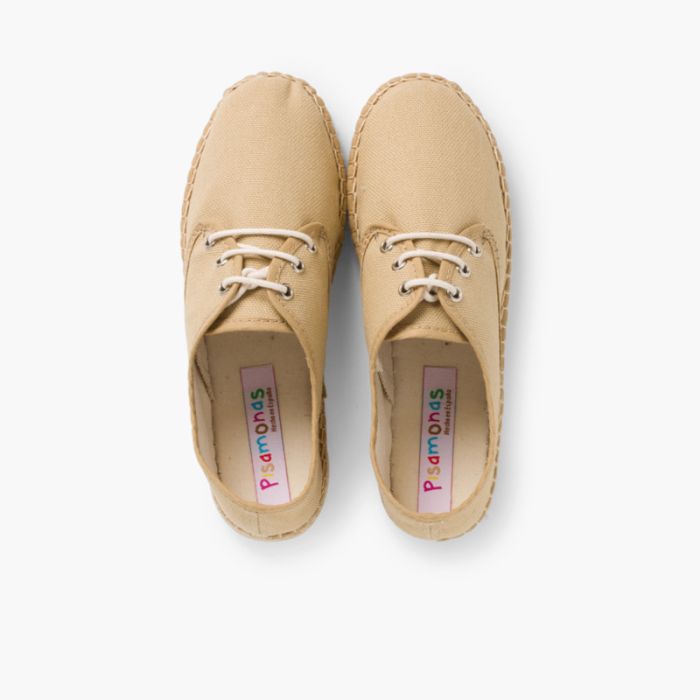 Canvas Bluchers with Rope Sole