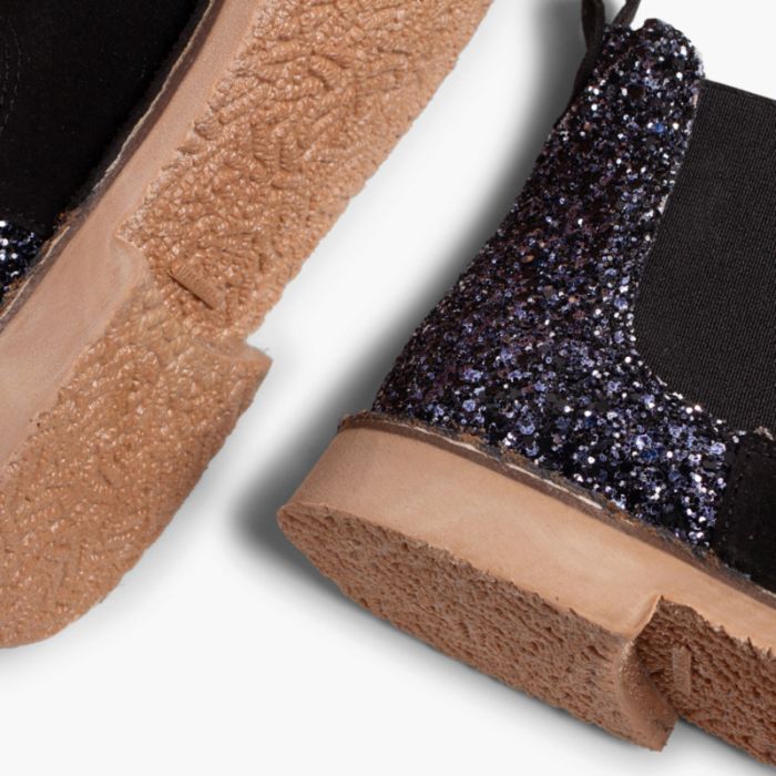 Girls glitter chelsea boots hotsell