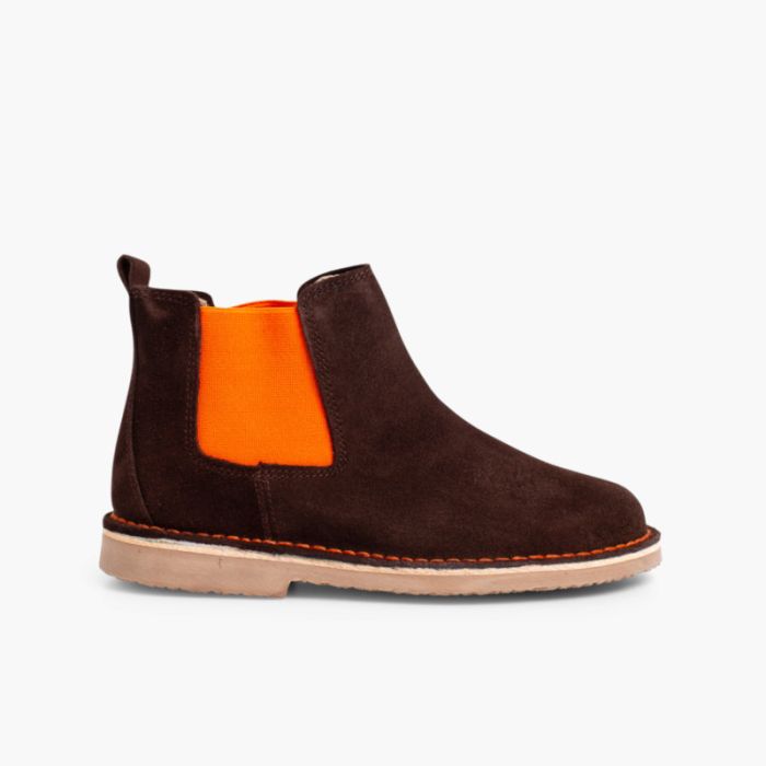 Coloured suede boots shop