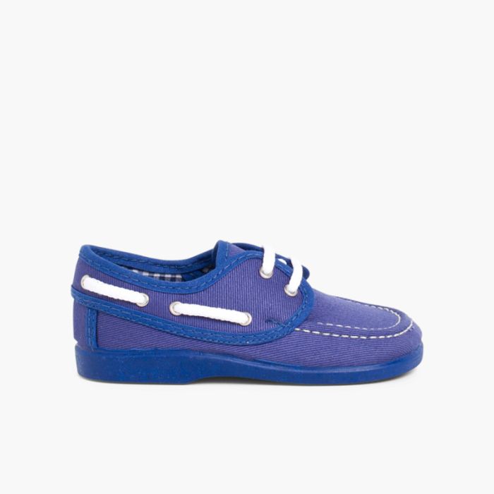 Boys canvas boat shoes cheap