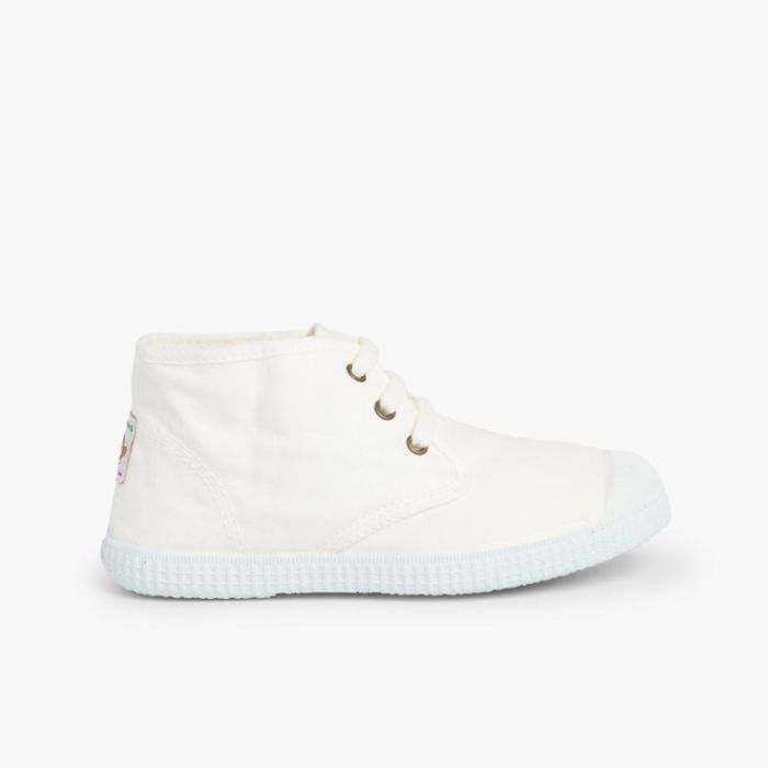 Canvas High Top Trainers