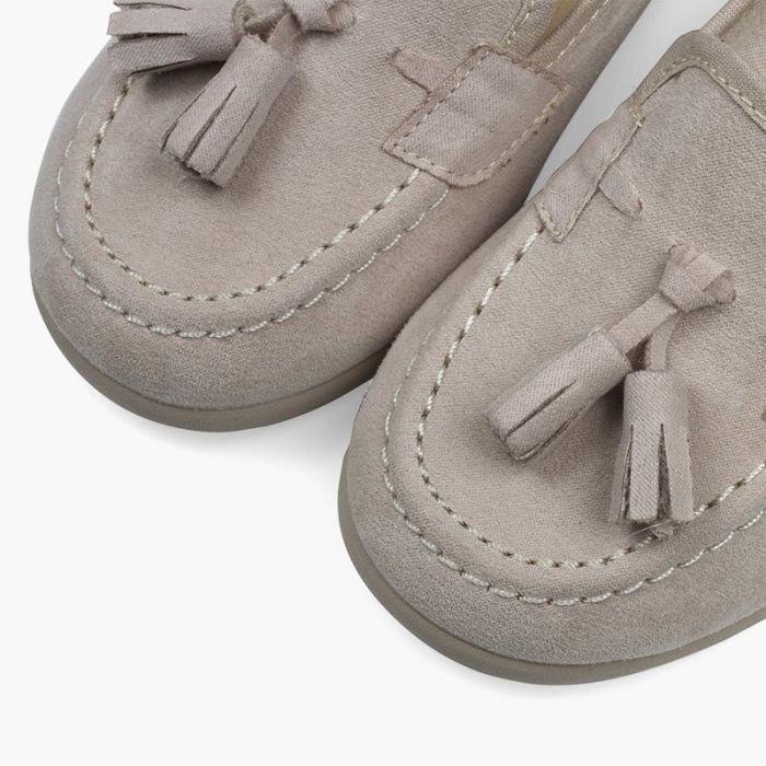 Faux suede moccasins hotsell