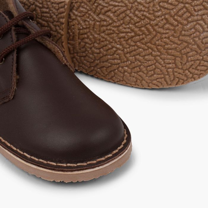 Boys leather desert boots cheap