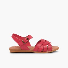 Sandals with Gel Insoles Red