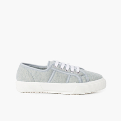 Organic Knitted Trainers Ocean Green