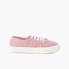 Organic Knitted Trainers Old Rose