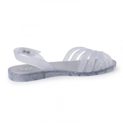 Womens glitter jelly sandals cheap