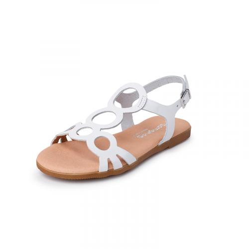 Sandals with sales circle in middle