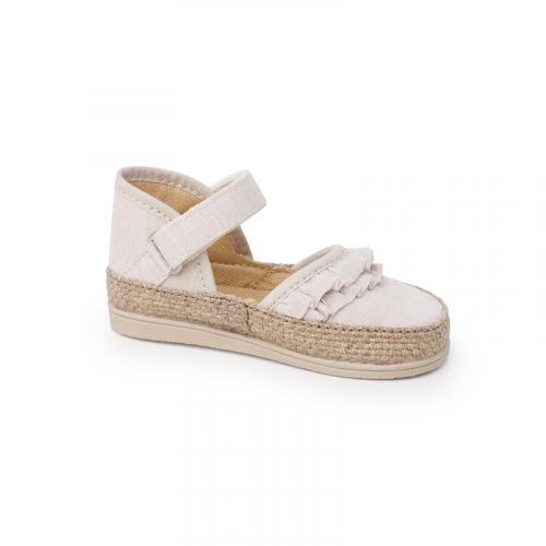 Espadrilles with frill Baby espadrilles for the first steps